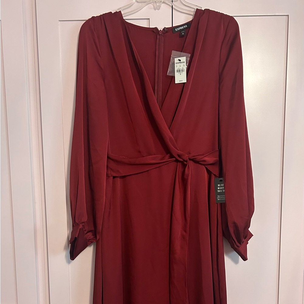 Express Burgundy Dress, Medium, NWT